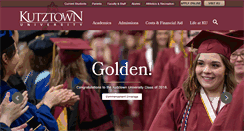 Desktop Screenshot of kutztown.edu
